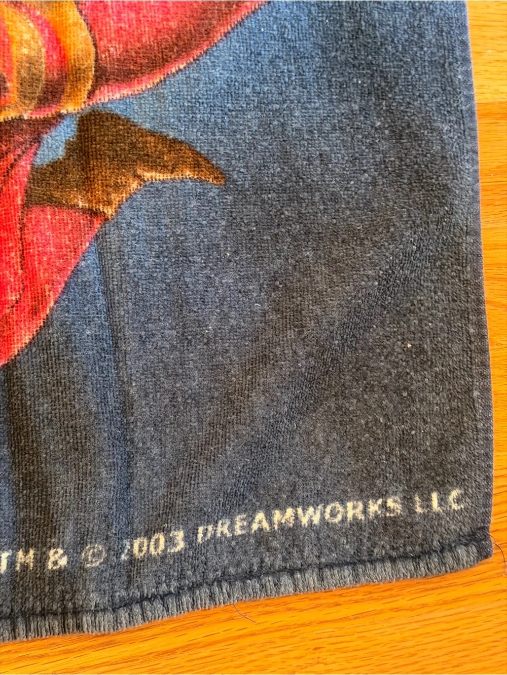 2003 Dreamworks Sinbad: legend of the seven seas promotional beach towel cotton